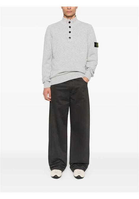 maglione collo alto uomo grigio STONE ISLAND | K2S15 5100040 S00A3V0M64